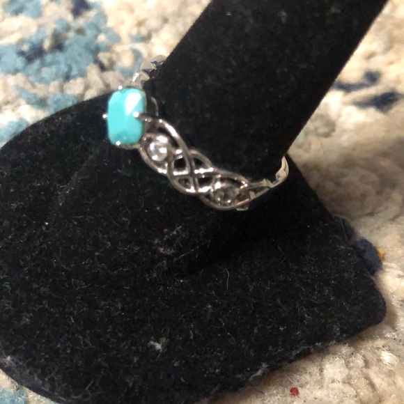 Tribal Design W/ Blue Larimar Stone - Picture 3 of 4